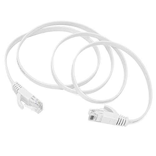 Ethernet -Kabel, Cat6 Gigabit 600 MHz 10 Gbit/S 8 Coppe Twisted Pair Draht Liefert Schnelle Geschwindigkeit RJ45 Internet LAN Computer Solid Patch (1m) von Yosoo Health Gear