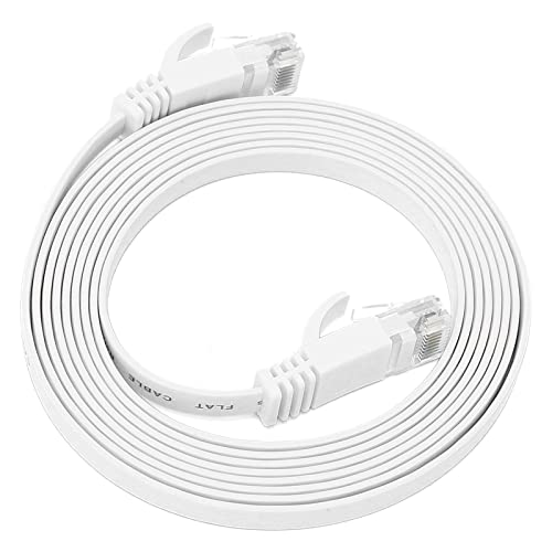 Ethernet -Kabel, Cat6 Gigabit 600 MHz 10 Gbit/S 8 Coppe Twisted Pair Draht Liefert Schnelle Geschwindigkeit RJ45 Internet LAN Computer Solid Patch (2m) von Yosoo Health Gear