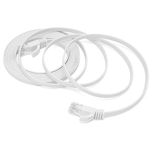 Ethernet -Kabel, Cat6 Gigabit 600 MHz 10 Gbit/S 8 Coppe Twisted Pair Draht Liefert Schnelle Geschwindigkeit RJ45 Internet LAN Computer Solid Patch (3.1m) von Yosoo Health Gear