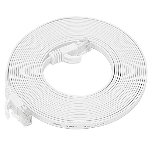 Ethernet -Kabel, Cat6 Gigabit 600 MHz 10 Gbit/S 8 Coppe Twisted Pair Draht Liefert Schnelle Geschwindigkeit RJ45 Internet LAN Computer Solid Patch (30M) von Yosoo Health Gear