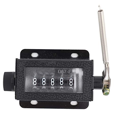 Handzähler, Zählwerk Mechanisch, Zähler Klicker, Clicker Counter 5 Stellig, Stelliger Zugzähler, Manueller Mechanischer Zughubzähler ZiffernzäHler ZäHler 5-Stelliger von Yosoo Health Gear