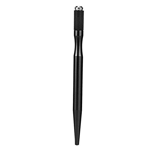 Microblading Pen, Manueller Tattoo Stift, Halbpermanenter Augenbrauen Eyeliner, Rutschfester Tattoo Stift mit Lock Pin Tech, Tattoo Microblading Stift, Make Up Zubehör(Schwarz) von Yosoo Health Gear