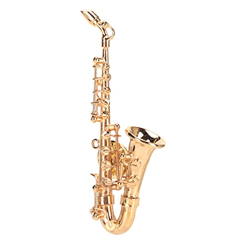 Miniatur -Saxophon -Musikinstrument Fashion Revers Pin Mini Brosche Model mit Rotem Samtgekleidetem Fall Weihnachtsgeburtstag Geschenke Dekoration und Ornament Messing für Miniatur -Saxophon -Musikinstrument Fashion Revers Pin Mini Brosche Model mit Rotem Samtgekleidetem Fall Weihnachtsgeburtstag Geschenke Dekoration und Ornament Messing für von Yosoo Health Gear