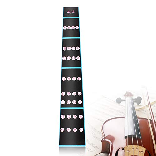 Violine Griffbrett Aufkleber, 4/4 Finger Position Marker Geige Aufkleber Indikator Hinweis Guide Sticker Violin, Music Note Für Kindern Oder Anfängern für Anfänger üben Praxis von Yosoo Health Gear