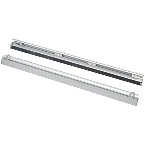 Zusammenklappbares Posterschienen-Clip-Schienen-Set mit Zwei Hängeachsen aus Aluminiumlegierung für Ausstellungen von Yosoo