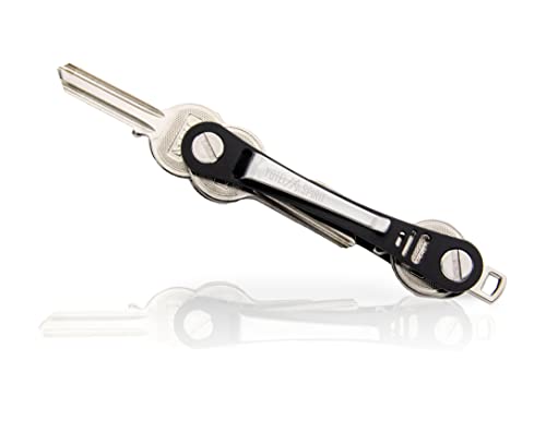 Yotei Spirit® Key Organizer mit Key Holder – Schlüssel Organizer - Schlüsselbund Organizer bis zu 14 Schlüssel (Schwarz) von Yotei Spirit