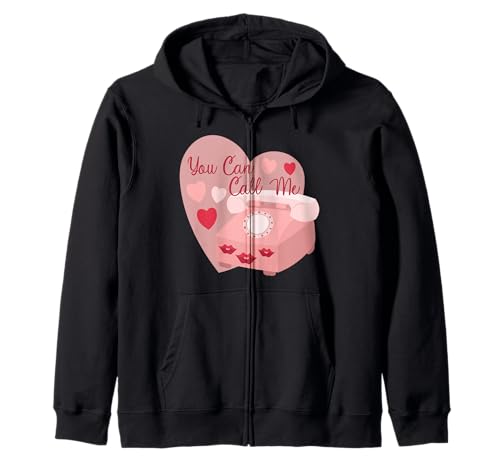 You Can Call Me Valentinstagsgeschenk Liebe Herzen Frauen Männer T-Shirt Kapuzenjacke von You Can Call Me Gift Tshirt Women Hearts Valentine