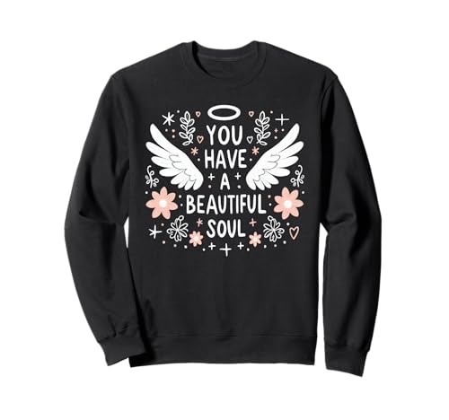 You Have A Beautiful Soul Positive Passing Kids Scribble Sweatshirt von You Have A Beautiful Soul Positive Kids Scribble