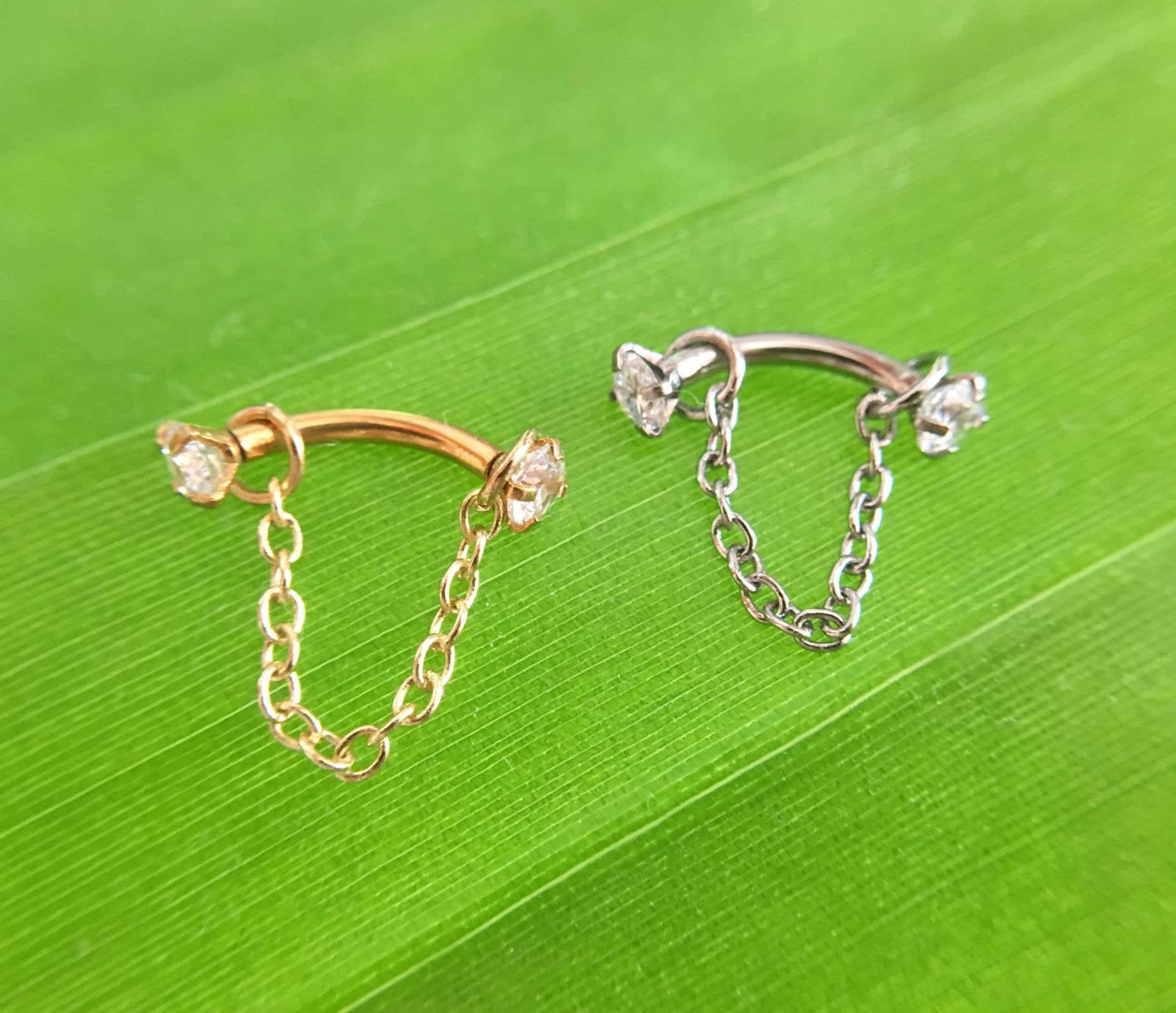 8mm, 10mm Zirkon Augenbrauen Ring Mit Kette, Turm Barbell, Piercing Schmuck, Geschwungene Ohrringe, Augenbraue Curved Barbell Schmuck 16G 8mm, 10mm Zirkon Augenbrauen Ring Mit Kette, Turm Barbell, Piercing Schmuck, Geschwungene Ohrringe, Augenbraue Curved Barbell Schmuck 16G von YouAndMeStudioo