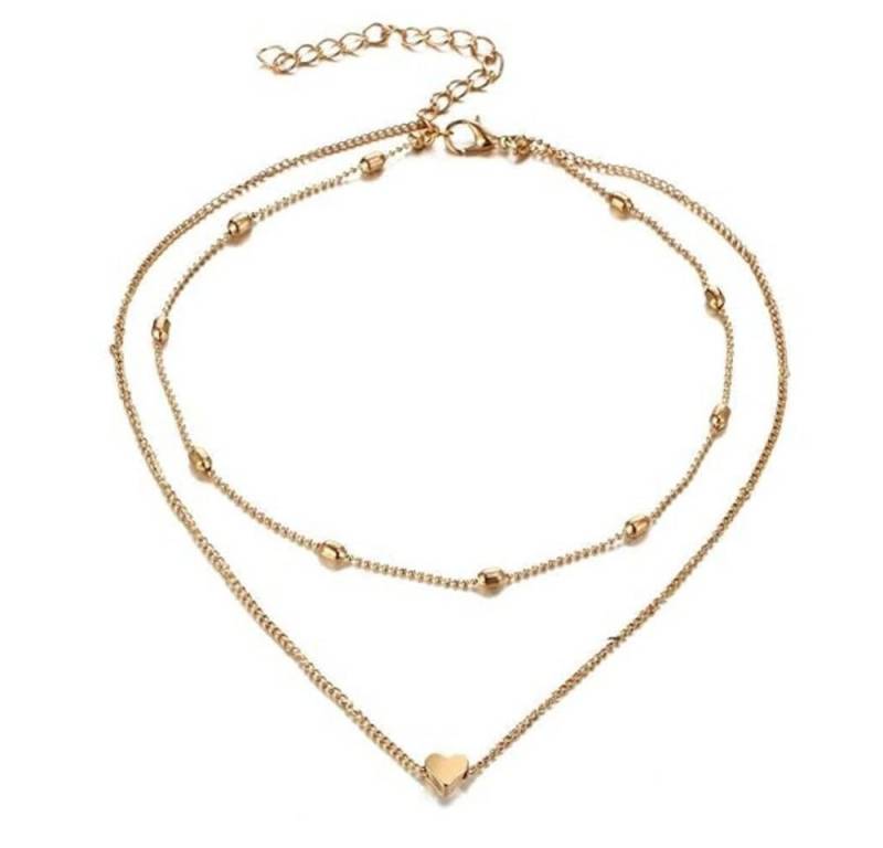 YouBella Collier Legierung vergoldet Anhänger Halskette für Frauen (Netto-Menge : 1 Stück, Hautfreundlich, Nicht-Allergisch), Am besten zum Verschenken, Geeignet für alle Anlässe von YouBella