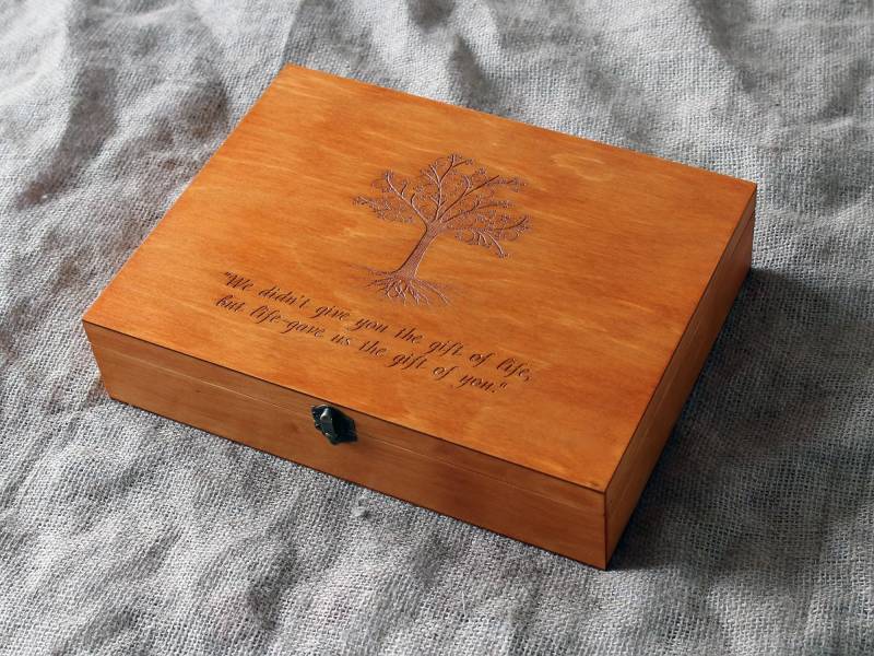 Personalisierte Memory-Box, Andenken-Box, Benutzerdefinierte Zitat Speicher-Box, Gravierte Box, Personalisierte Andenken-Box von YouCanMAKEitPERSONAL