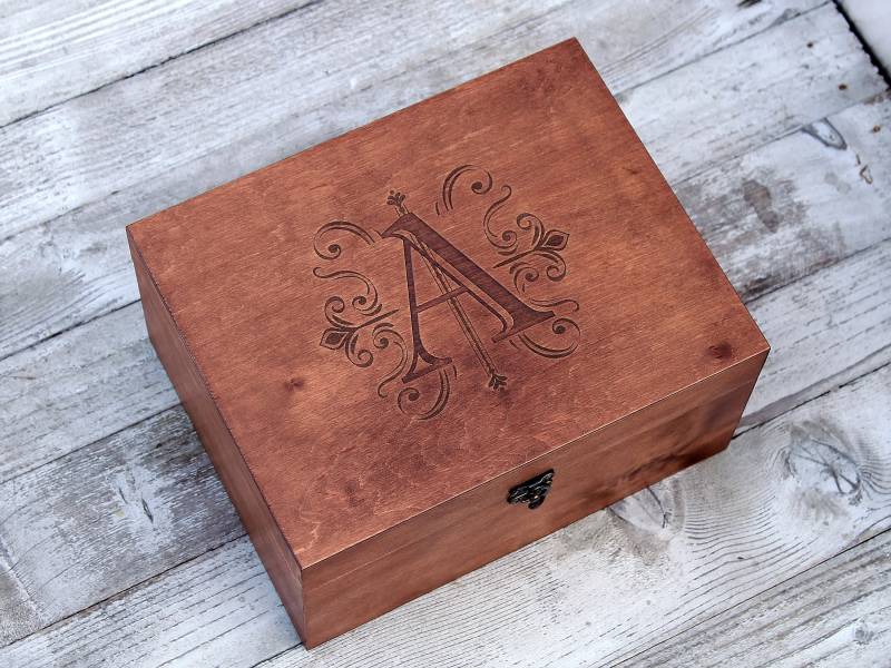 Personalisierte Schmuck-Box, Baby-Memory-Box, Benutzerdefinierte Schmuck-Holz-Box, Geschenk Für Sie, Personalisierte Memory-Box, Gravierte Name von YouCanMAKEitPERSONAL