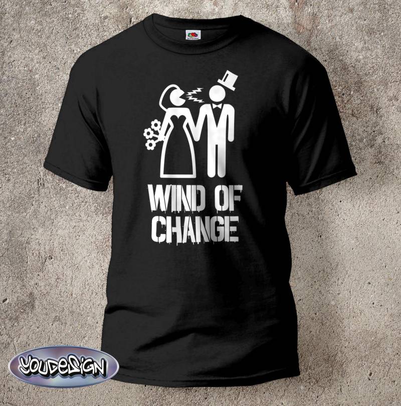Jga Shirt Bräutigam Hangover Junggesellenabschied T-Shirt Wind Of Change Jga Shirt Bräutigam Hangover Junggesellenabschied T-Shirt Wind Of Change von YouDesign24