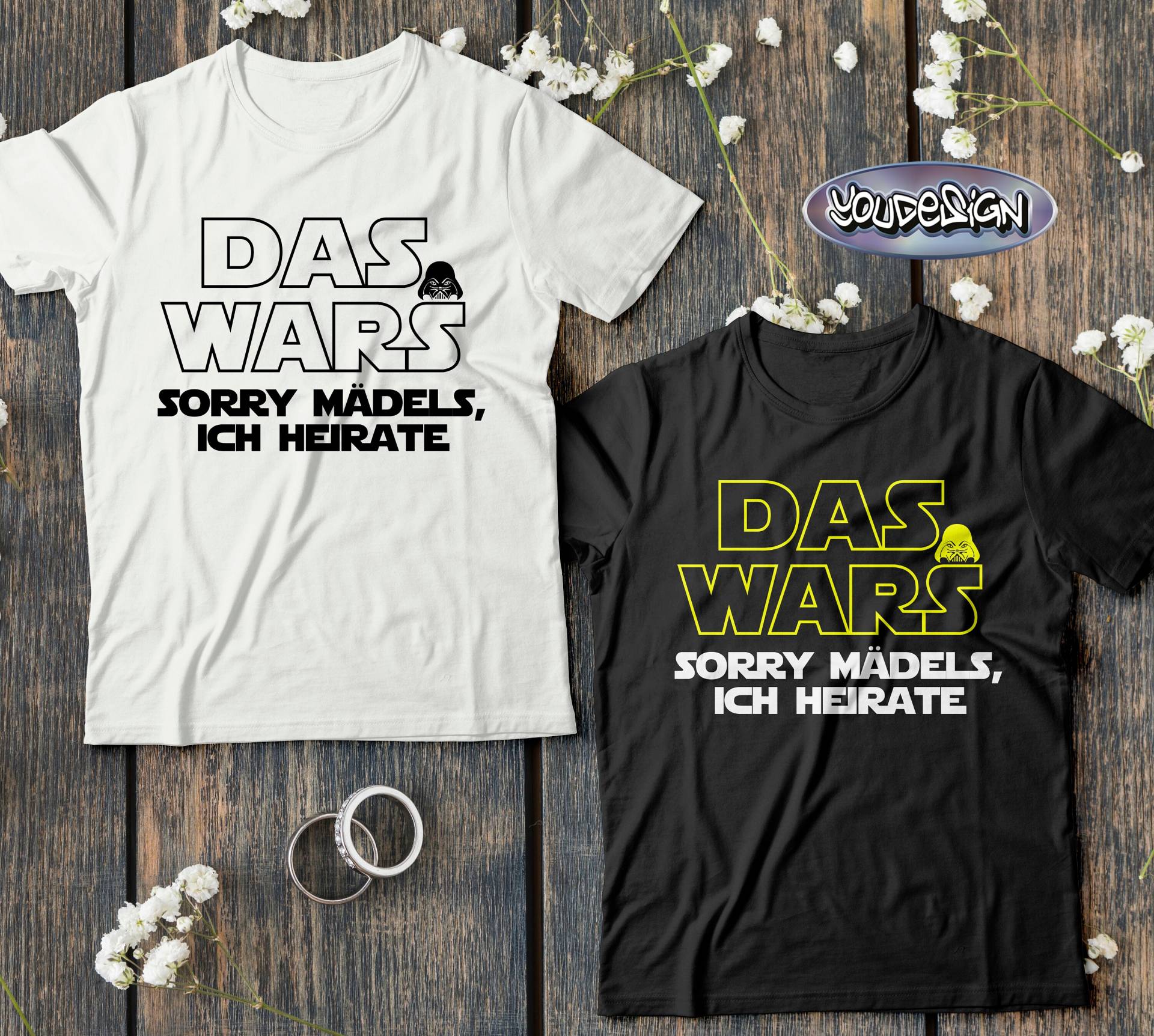 Jga Shirt Männer Junggesellenabschied Party T-Shirt Bachelor Groom Das Wars Bräutigam Jga Shirt Männer Junggesellenabschied Party T-Shirt Bachelor Groom Das Wars Bräutigam von YouDesign24