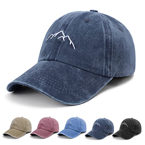 YouGa Baseballkappe für Herren – Vintage Gewaschene Dad Kappen, Verstellbare Baumwollkappe in Grün YouGa Baseballkappe für Herren – Vintage Gewaschene Dad Kappen, Verstellbare Baumwollkappe in Grün von YouGa