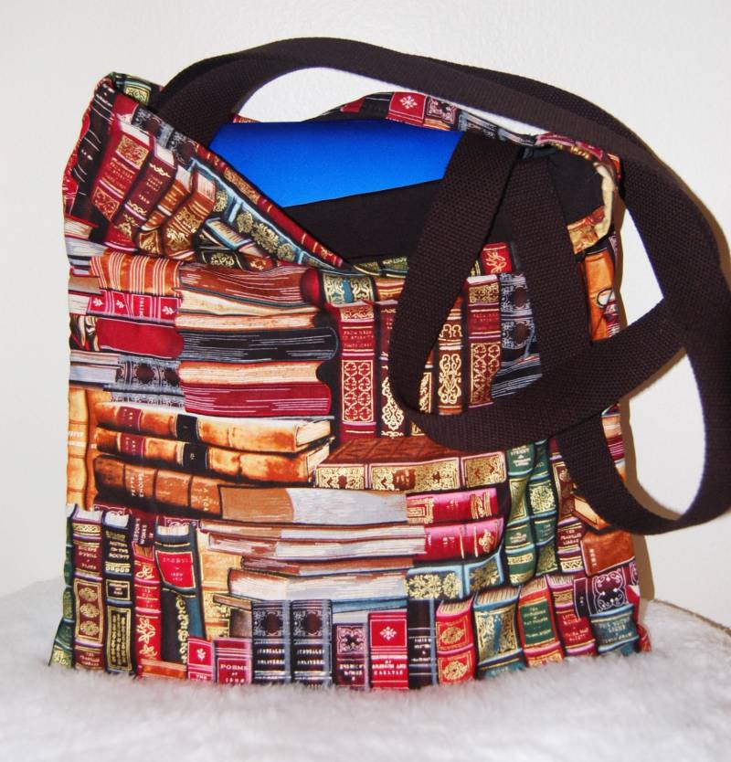 Büchertasche, Geschenk Für Lehrer, Weihnachtsgeschenk Bibliothekare, Buchliebhaber, Bücherliebhaber, Buchtasche von YouGotItMadebyJaNick