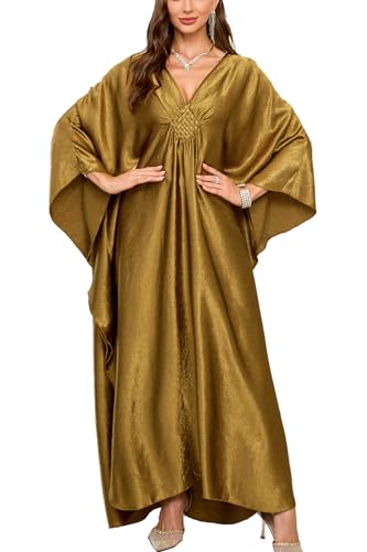 YouKD Damen Bohemian Cardigan Maxikleid Strand Vertuschung Robe Lange Kimono Robs One Size von YouKD