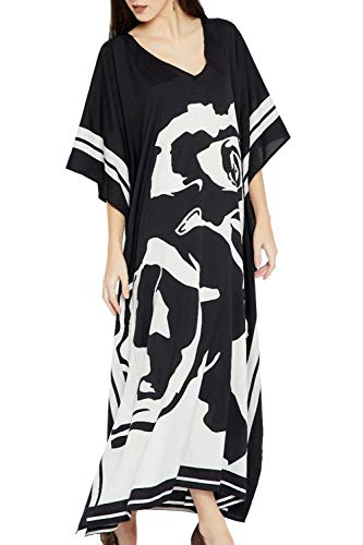 YouKD Damen Sommer Sommer Kaftan Maxikleid Böhmischer Badeanzug Strand Vertuschungsroben von YouKD