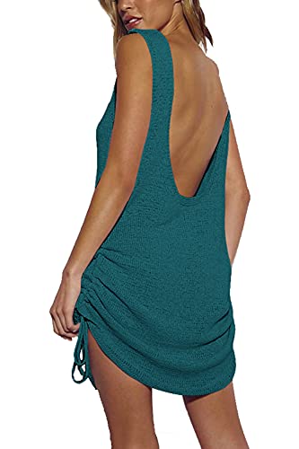 YouKD Damen Tunika Aus Hohlem Strick Durchschauen Häkeltops Strandabdeckung Poncho Sommerstrand Aufdecken Kleid YouKD Damen Tunika Aus Hohlem Strick Durchschauen Häkeltops Strandabdeckung Poncho Sommerstrand Aufdecken Kleid von YouKD