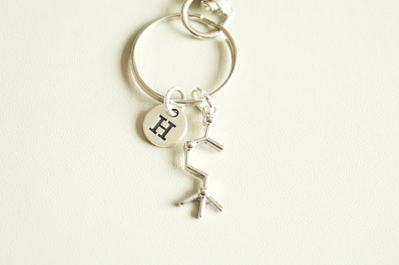 Acetylcholine Schlüsselanhänger, Geschenk, Chemie Molekül Schlüsselring, Biologie Wissenschaft von YouLoveYouShop