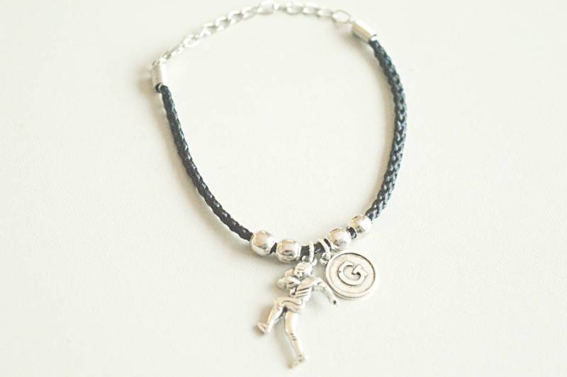 American Football Armband, Geschenk, Fußball Spieler, Charm, Footballer, Football, Bruder, Sohn von YouLoveYouShop