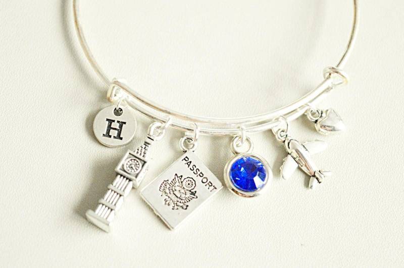 Armband Für Flugbegleiterin, Big Ben Armband, London Geschenk, Reisegeschenke, Kabinenpersonal Air Hostess Reiseandenken, Flugzeug, Pass von YouLoveYouShop