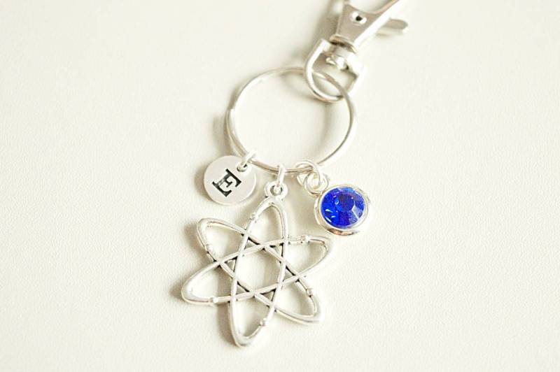 Atom Schlüsselanhänger, Joyeria Científica, Physik Geschenk, Wissenschaft Schmuck, Chemie Geschenk Für Sie von YouLoveYouShop