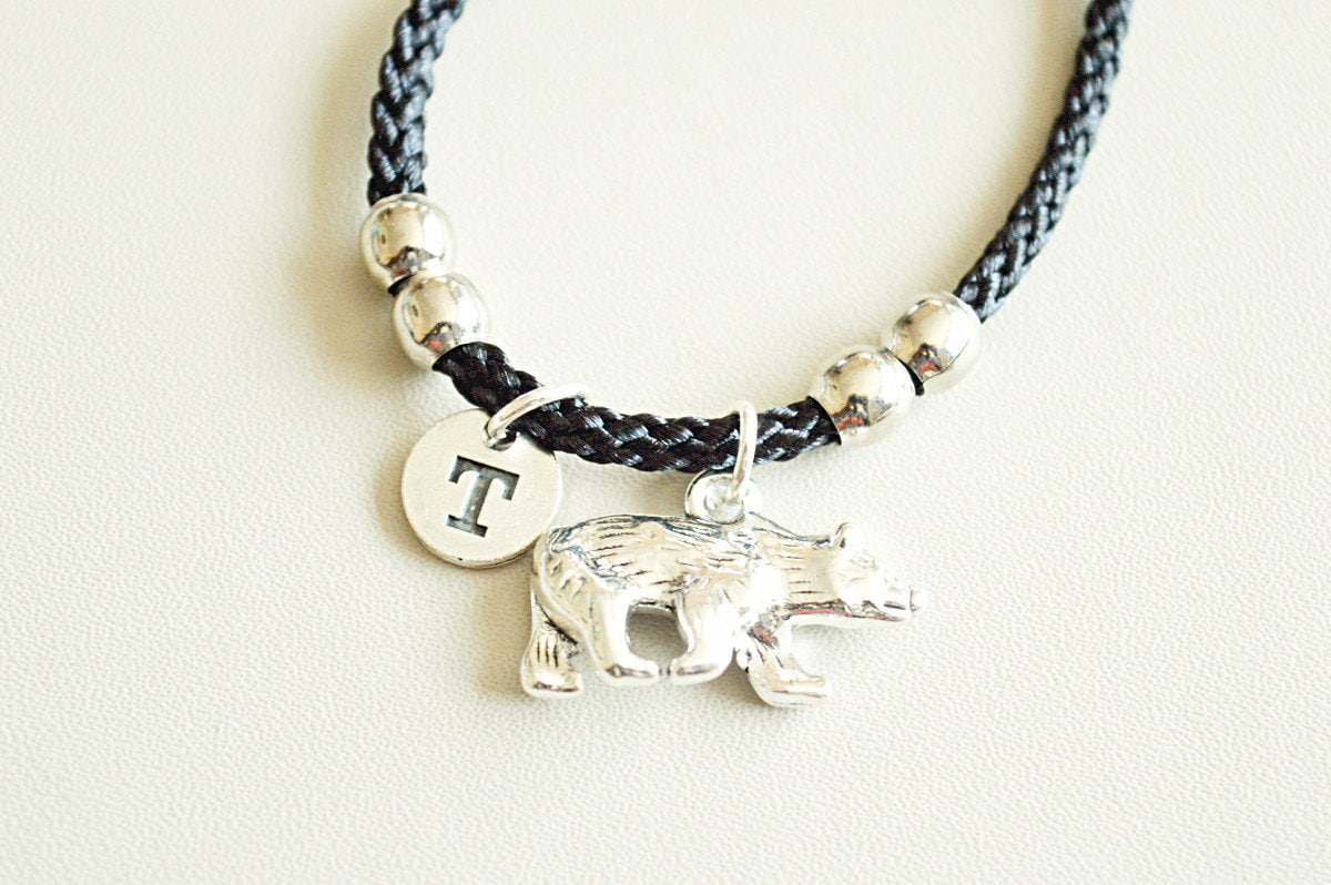 Bär Charm Armband, Liebhaber Personalisierte Geschenke, Geschenk, Jäger, Wildlife, Natur, Wildtier von YouLoveYouShop