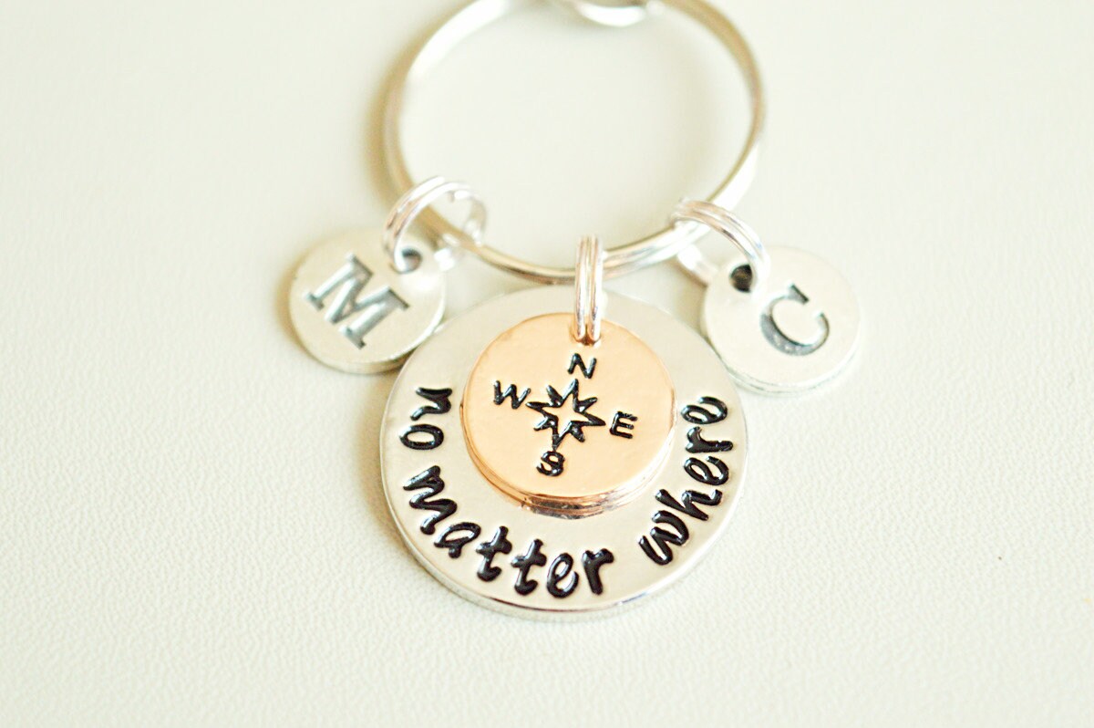 Bester Freund Schlüsselanhänger, Paar Geschenk, Freundin Ldr Auf Wiedersehen Abstand Geschenke, Zwei von YouLoveYouShop