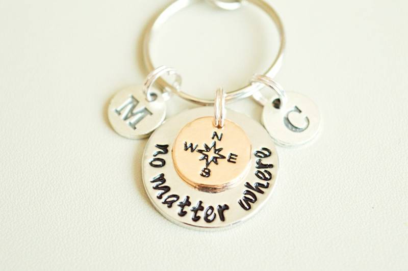 Bester Freund Schlüsselanhänger, Paar Geschenk, Freundin Ldr Auf Wiedersehen Abstand Geschenke, Zwei von YouLoveYouShop