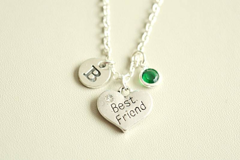 Bff Halskette, Bff Charm Geschenk, Silber Geburtstag, Freunde, Beste Freundin von YouLoveYouShop