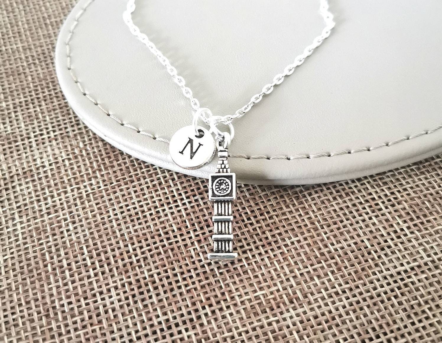 Big Ben Halskette, London Schmuck, Uhr London, England, Geschenk, Uk, Turm, Europa, Reise, Personalisieren von YouLoveYouShop