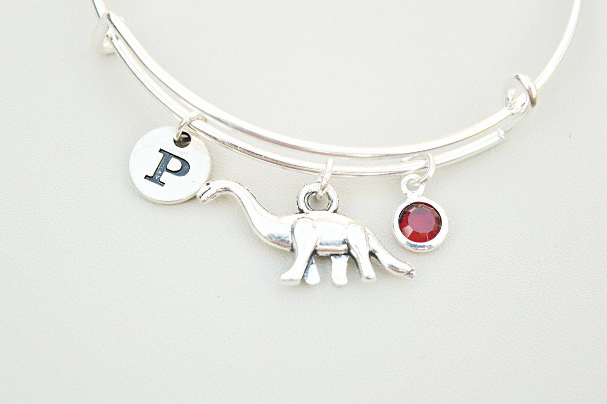 Dinosaurier Armband, Geschenk, Charm, Dino Anhänger, Schmuck, Diplodocus, Brachiosaurus von YouLoveYouShop
