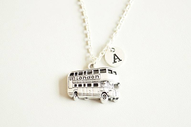 Doppeldecker Halskette, Schmuck, London Bus Reise, Britisch, Geschenk, Charm von YouLoveYouShop