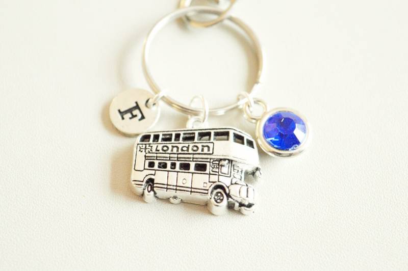 Doppeldecker Schlüsselanhänger, Geschenk, London Bus Schlüsselbund, Reisen, Britisch, Charm, Schlüsselbund von YouLoveYouShop