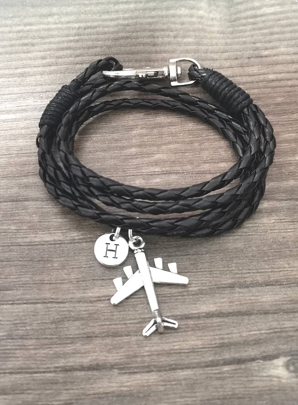 Fernbeziehungsarmband, Fernfreundschaftsgeschenke, Flugzeug, Ldr, Jet von YouLoveYouShop