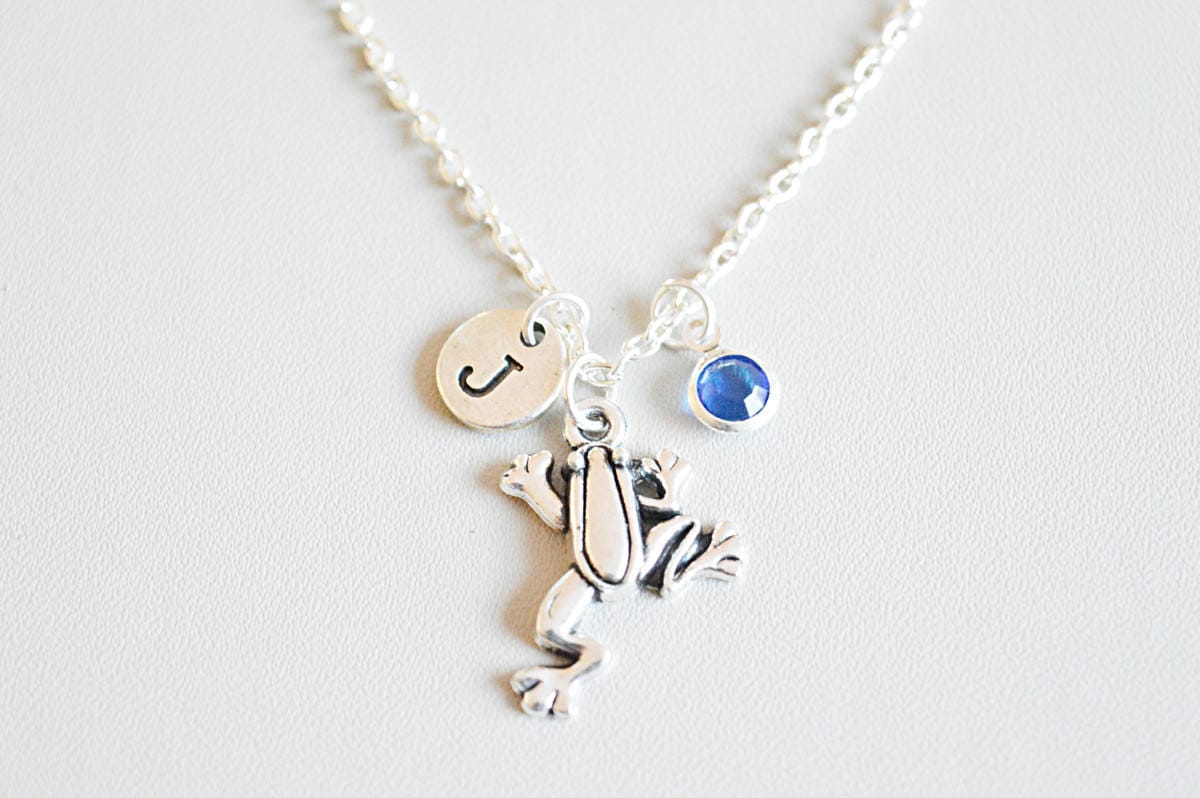 Frosch Halskette, Krötenkette, Silberfrosch, Einfache Schmuck, Täglicher Anhänger, Alltägliche Geschenk von YouLoveYouShop