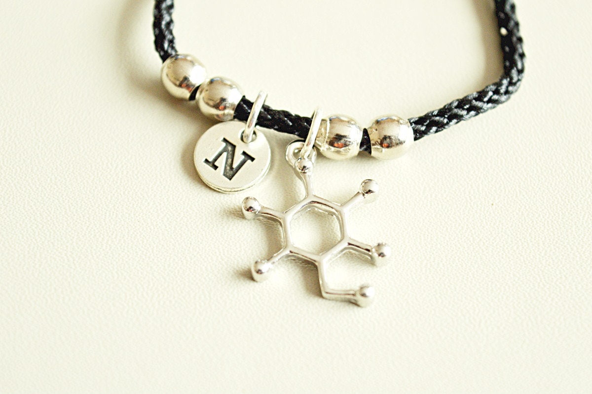 Glukose Armband, Geschenk, Diabetes Patient, Chemie Molekül, Zucker, Molekül Charm, Themen Wissenschaft Geschenk von YouLoveYouShop