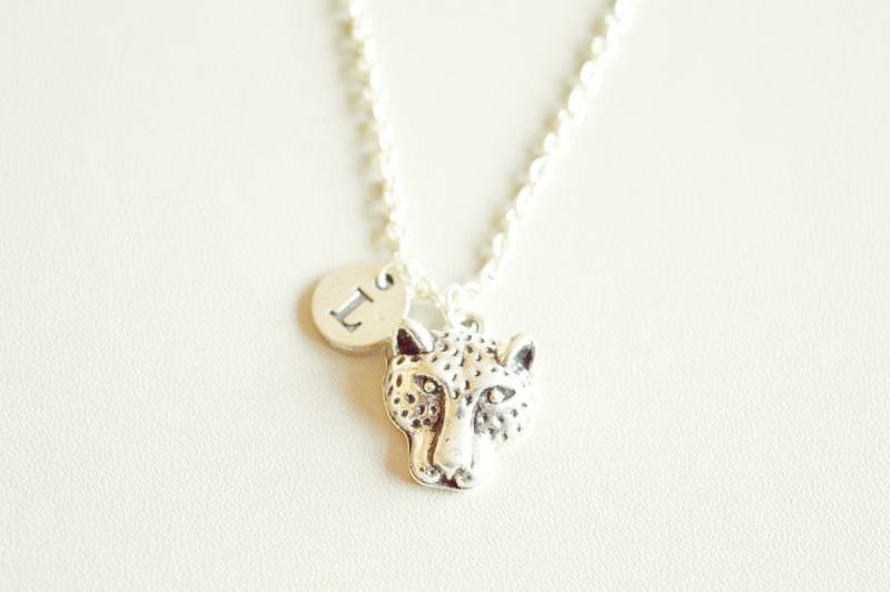 Jaguar Kopf Halskette, Geschenk, Schmuck, Liebhaber, Safari Silber Tierliebhaber von YouLoveYouShop
