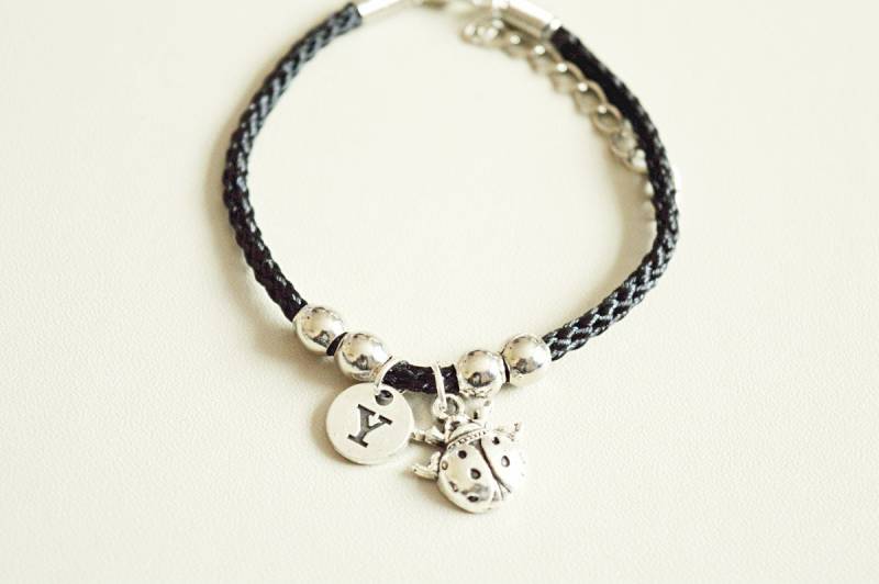 Marienkäfer Armband, Schmuck, Geschenk, Käfer Liebhaber, Insekt Armreif, Charm von YouLoveYouShop