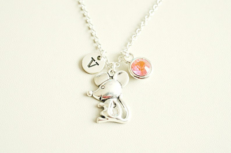 Maus Halskette, Charm Schmuck, Ratte Geschenk, Tier Zierliche Einfaches von YouLoveYouShop