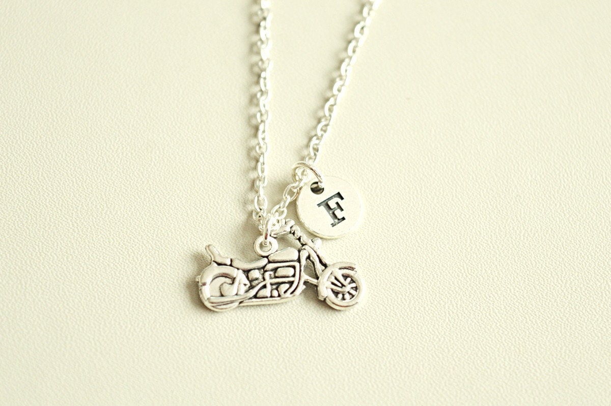 Motorrad Halskette, Geschenke, Schmuck, Charm, Motorrad, Biker Geschenk von YouLoveYouShop