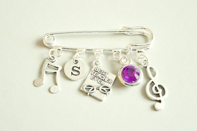Musiklehrer Brosche, Lehrer Anerkennung, Musikschule, Klavier, Gitarre, Geige, Chor Musiklehrer Brosche, Lehrer Anerkennung, Musikschule, Klavier, Gitarre, Geige, Chor von YouLoveYouShop