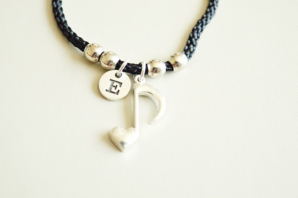 Musiknoten Armband, Schmuck, Musiklehrer Geschenk, Musikstudent Klavierlehrer, Musiklehrer, Klavierspieler von YouLoveYouShop