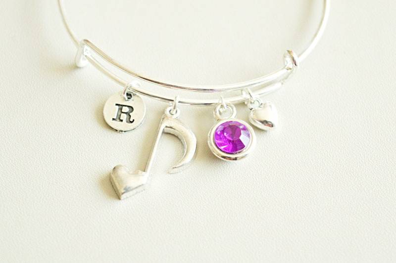 Musiknoten Armband, Schmuck, Musiknote Geschenk, Geschenk Für Musiker, Armband Musiklehrer Armreif von YouLoveYouShop