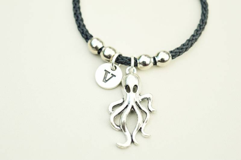 Oktopus Armband, Geschenk, Liebhaber Schmuck, Silber Schmuck Anhänger, Unter 10, Günstig, Niedlich, Funky von YouLoveYouShop
