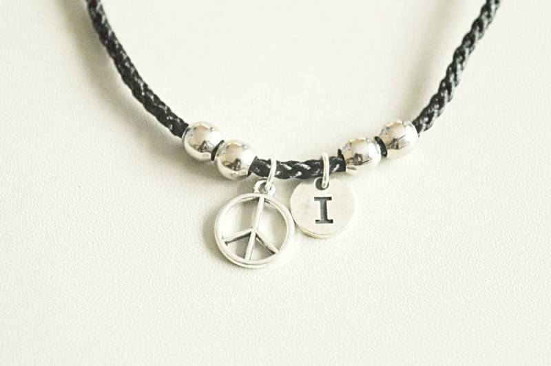 Peace Armband, Zeichen Hippie Boho Schmuck, Symbol 70Er, 80Er, Old School, Hippy von YouLoveYouShop