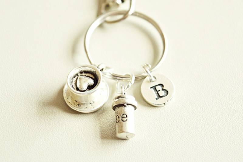 Personalisierte Kaffee-Geschenk, Kaffee-Liebhaber-Geschenk, Kaffee-Schlüsselanhänger, Kaffee-Schlüsselring, Kaffeetrinker, Kaffeetasse, Geschenk Personalisierte Kaffee-Geschenk, Kaffee-Liebhaber-Geschenk, Kaffee-Schlüsselanhänger, Kaffee-Schlüsselring, Kaffeetrinker, Kaffeetasse, Geschenk von YouLoveYouShop
