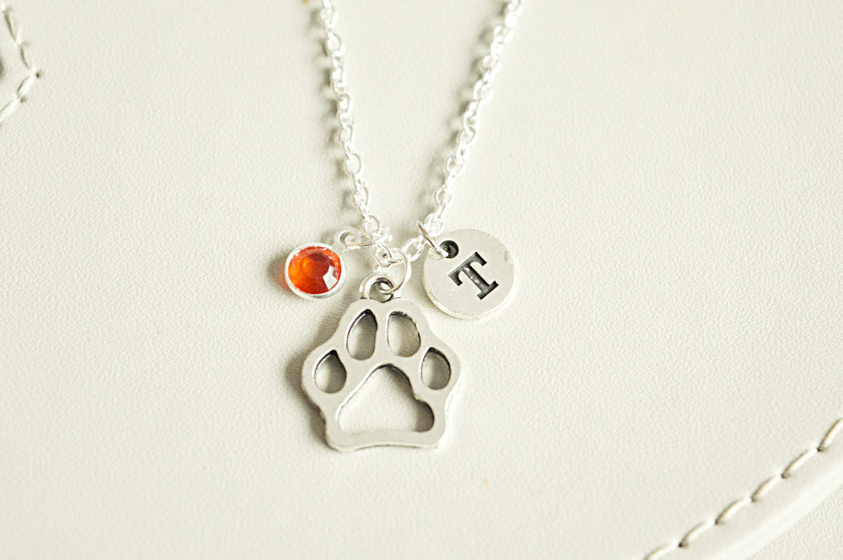 Pfotenabdruck Halskette, Hundepfote Hund Hunde Charm Geschenk, Verlust Petloss Halskette von YouLoveYouShop