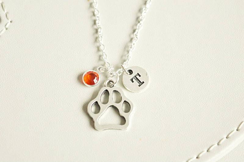 Pfotenabdruck Halskette, Hundepfote Hund Hunde Charm Geschenk, Verlust Petloss Halskette von YouLoveYouShop